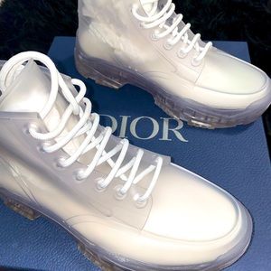 Clear Translucent Dior Boots 